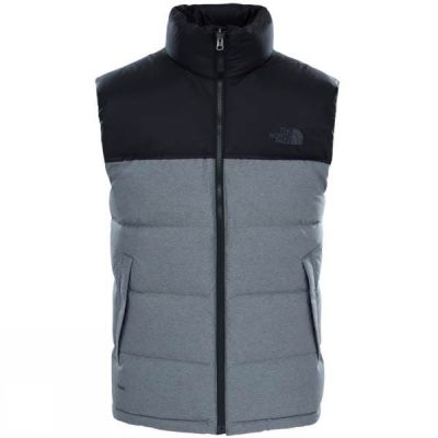 Chaleco The North Face Nuptse Hombre Gris / Negras - Chile CJS635249